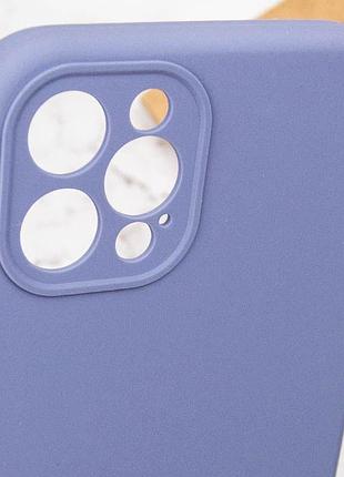 Силіконовий чохол silicone silk full camera protective (aa) no logo для iphone 12 pro max (айфон 12 про макс), матова накладка 6