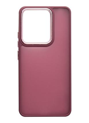 Чохол space ii кольоровий бампер matte для xiaomi redmi note 13 pro 5g/poco x6 5g bordo