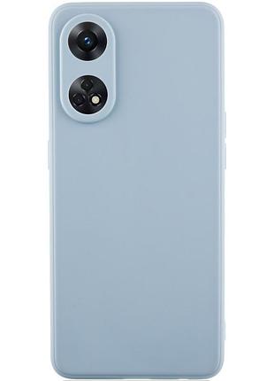 Ультратонка силіконова матова накладка candy full camera для oppo reno 8 t 4g smoky grey