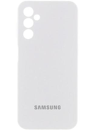 Чехол silicone cover lakshmi full camera (aa) with logo для samsung galaxy a15 4g/5g / m15 5g белый / white