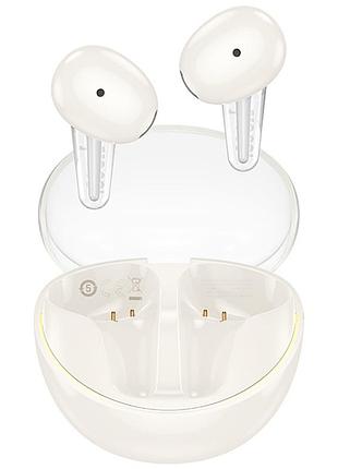 Бездротові tws навушники hoco ew202 magic milky white