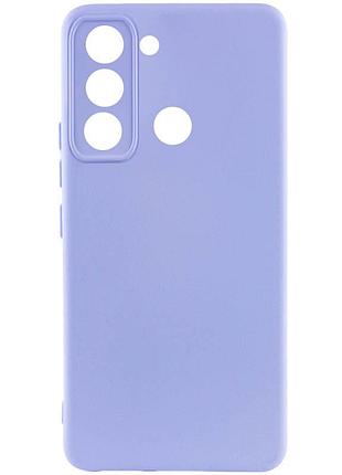 Чехол silicone cover lakshmi full camera (aaa) для tecno pop 5 lte сиреневый / dasheen