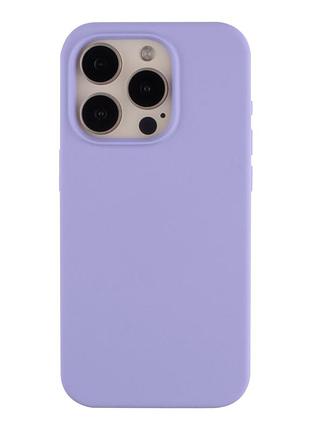 Чехол soft silicone case full size для iphone 15 pro силиконовая панель-накладка для телефона iphone 15 pro elegant purple