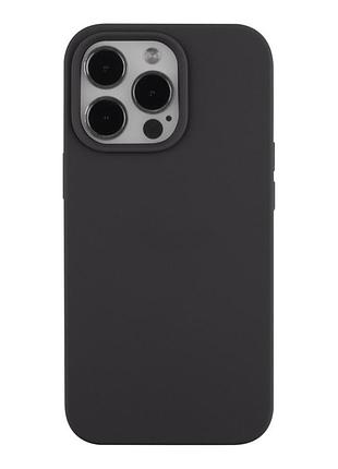 Чохол soft silicone case full size для iphone 14 pro max силіконова панель-накладка для телефону iphone 14 pro max dark grey