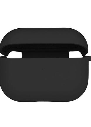 Чехол с микрофиброю silicone case airpods pro 2 black