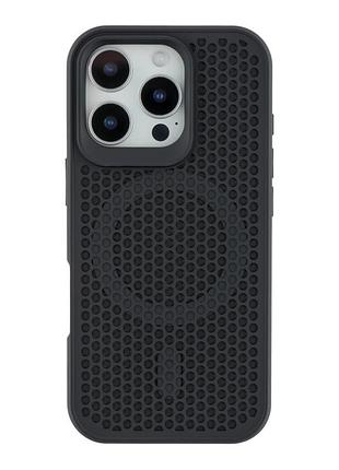 Классический чехол aerocool tpu pc magsafe для apple iphone 16 pro max black