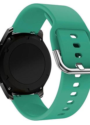 Ремешок universal 22mm silicone design для samsung/amazfit/huawei pine green