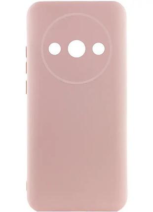 Чехол silicone cover с рамкой камеры (a) для xiaomi redmi a3 pink sand