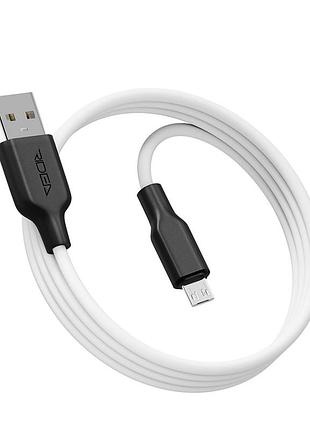 Кабель для зарядки и обмена данными usb ridea rc-ai21 airsiliconepro 60w (20v/3a) usb/мicrousb 1 метр
