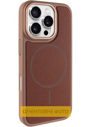 Чохол tpu techwoven hybrid with magsafe для apple iphone 16 pro (6.3") desert gold