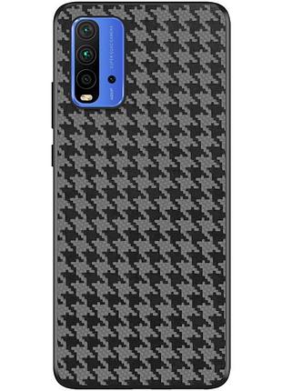 Чехол tpu+pc grid для xiaomi redmi note 9 4g / redmi 9 power / redmi 9t black