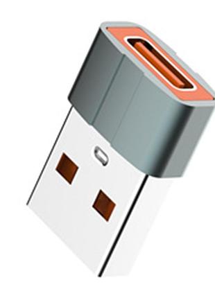 Портативный адаптер ldnio lc150 usb - a на type-c transfer otg usb convertor быстрая зарядка и передача