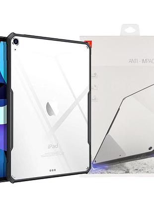 Tpu+pc чехол xundd c усиленными углами для apple ipad air 13'' (2024-25) / pro 12.9" (2020-2022) черный