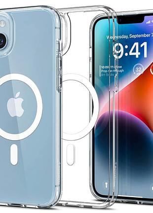 Чехол sgp ultra hybrid (magfit) для apple iphone 14 (6.1") прозрачный