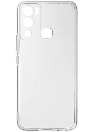 Чохол tpu transparent 1.5 мм із захистом камери для infinix hot 12i, прозорий захисний кейс безбарвний