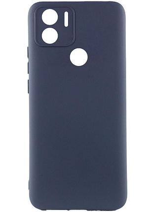 Чехол silicone cover lakshmi full camera (a) для xiaomi redmi a1+ / poco c50 / a2+ синий / midnight blue