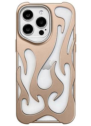 Чохол-накладка 3d tpu winfire для apple iphone 15 pro, об'ємний протиударний кейс із рельєфним дизайном, захистом камери та