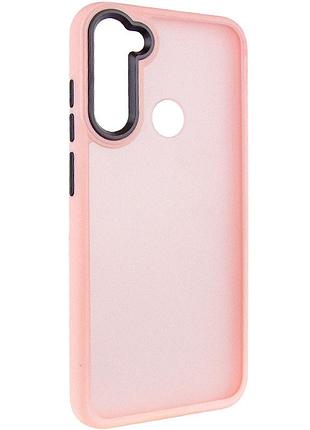 Чохол tpu+pc lyon frosted для xiaomi redmi note 8t pink