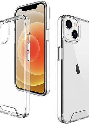 Чехол tpu space case transparent для apple айфон 14 , прозрачный силиконовый кейс 3