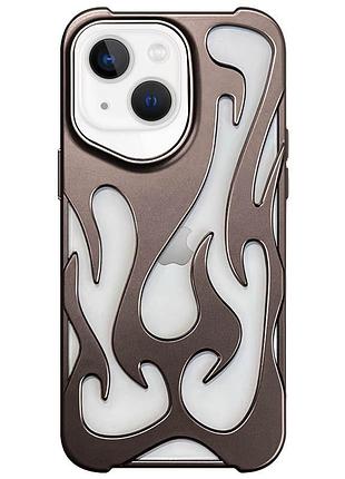 Чохол-накладка 3d tpu winfire для apple iphone 15, об'ємний протиударний кейс із рельєфним дизайном, захистом камери та корпусу,