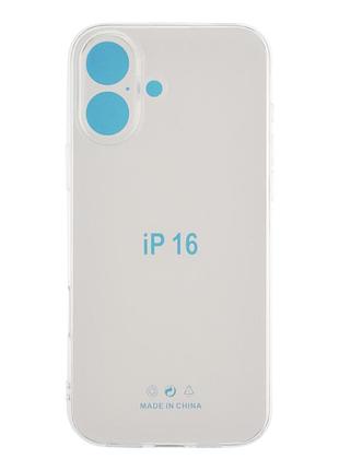 Чехол tpu virgin for iphone 16 transparent