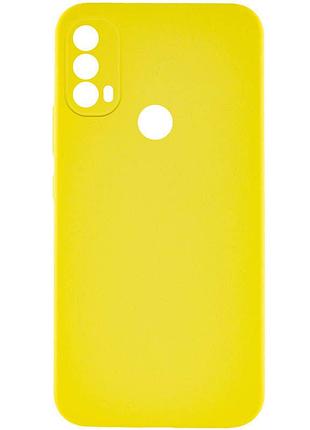 Чохол silicone cover lakshmi full camera (aaa) для motorola moto e40 жовтий / yellow