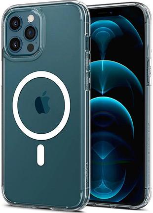 Чехол sgp ultra hybrid (magfit) для apple iphone 12 pro / 12 (6.1") прозрачный