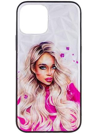 Tpu+pc чехол prisma ladies для apple iphone 12 pro / 12 (6.1") pink