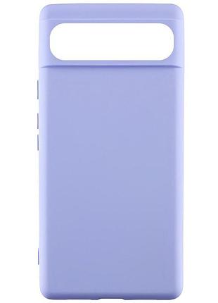 Чохол tpu getman liquid silk для google pixel 6 pro бузковий / light purple