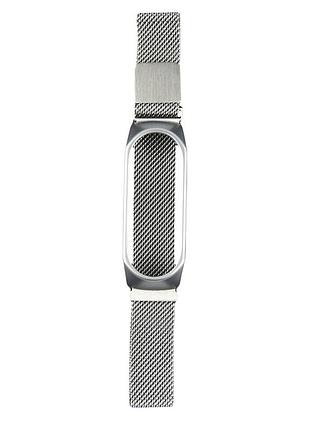 Ремінець no name milanese loop для xiaomi mi band 7 milanese loop silver