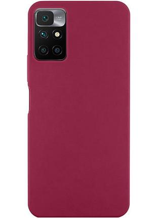 Чехол silicone cover ummi lakshmi (aa) для xiaomi redmi 9a бордовый / marsala