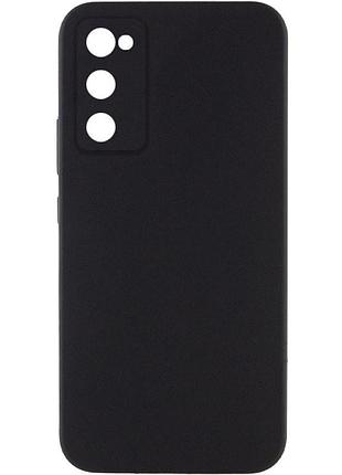 Чехол silicone cover lakshmi full camera (aaa) для samsung galaxy s20 fe черный / black