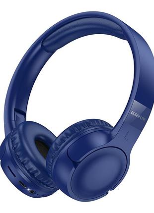 Накладные беспроводные наушники borofone bo32 pure sound bluetooth v5.4 (чип jl ab5605b) ёмкостью 200mah до 8