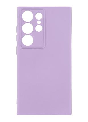 Чохол silicone cover з рамкою камери (a) для samsung galaxy s24 ultra 5g/s928 elegant purple