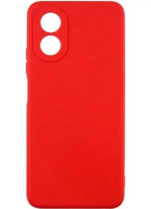 Чехол silicone cover с рамкой камеры (a) для oppo a18 / oppo a38 red