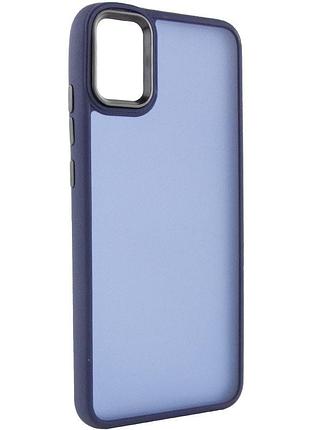 Чехол tpu+pc lyon frosted для samsung galaxy a05 navy blue
