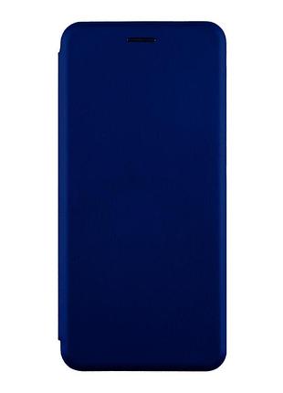 Кожаный чехол-книжка 360 hard для xiaomi redmi 15c/poco c85 dark blue