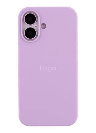 Чохол silicone case full size (aa) new box для iphone 16 plus elegant purple