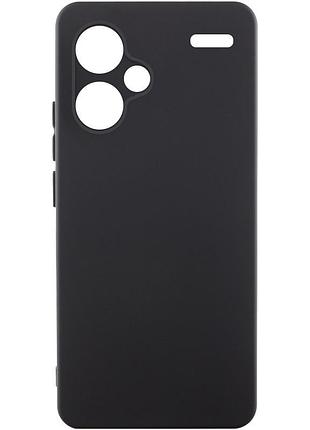 Чехол silicone cover lakshmi full camera (a) для xiaomi redmi note 13 pro+ черный / black