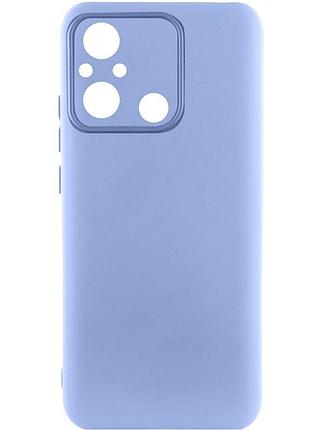 Чехол tpu getman liquid silk full camera для xiaomi redmi 12c сиреневый / light purple