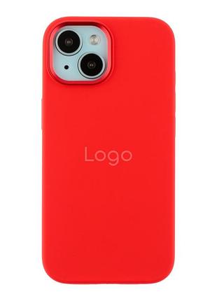 Чехол накладка silicone case металлические кнопки (metal buttons) для apple iphone 15 панель-накладка для
