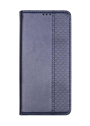 Чехол-книжка chess skin для samsung galaxy a26 5g для хранения банковских карт dark blue