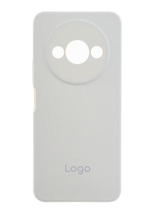 Чехол-накладка liquid silicone (aa) с защитой на камеру для xiaomi redmi a3 white