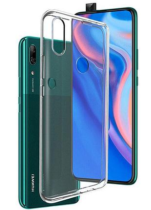 Прозора накладка tpu transparent 1,5mm чехол на тильну панель смартфона huawei p smart z