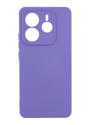 Чехол silicone cover с рамкой камеры (a) для xiaomi redmi note 14 5g elegant purple