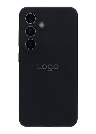 Чохол-накладка liquid silicone (aa) із захистом на камеру для samsung galaxy s25+ 5g black