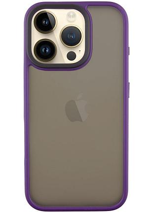 Накладка-чехол metal buttons для apple iphone 16 pro max (айфон 16 про макс) прозрачно-матовый, с металлическими кнопками dark