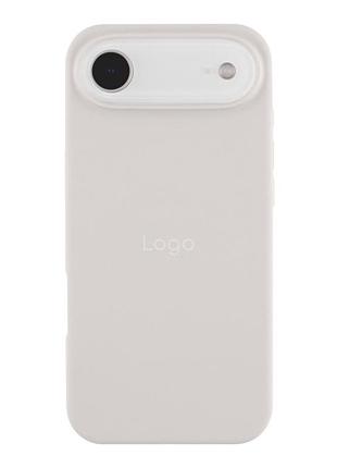 Чехол silicone case full size (aa) appleiphone17 air панель-накладка для телефона айфон 17 air white