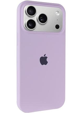 Чохол silicone case full protective (aa) для apple iphone 17 pro (6.3") бузковий / lilac
