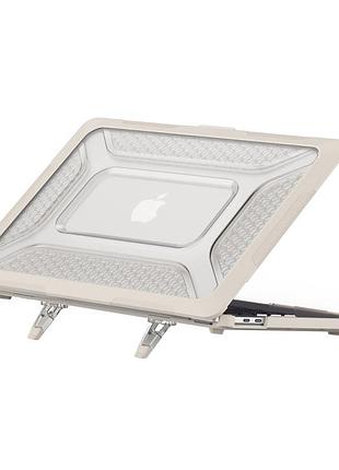 Противоударный чехол для ноутбука tpu+pc hex shield 2024/2023/2021 для apple macbook pro 14 модель